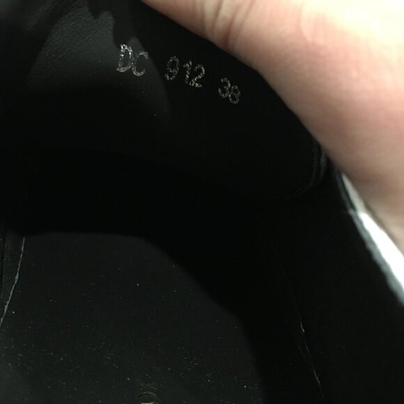 DIOR WALK'N'DIOR SNEAKERS BLACK COTTON CANVAS - Picture 7 of 8